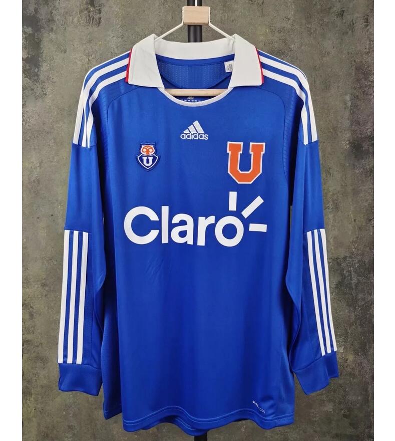 2011 Universidad de Chile Retro Long Sleeve Home Kit Soccer Jersey